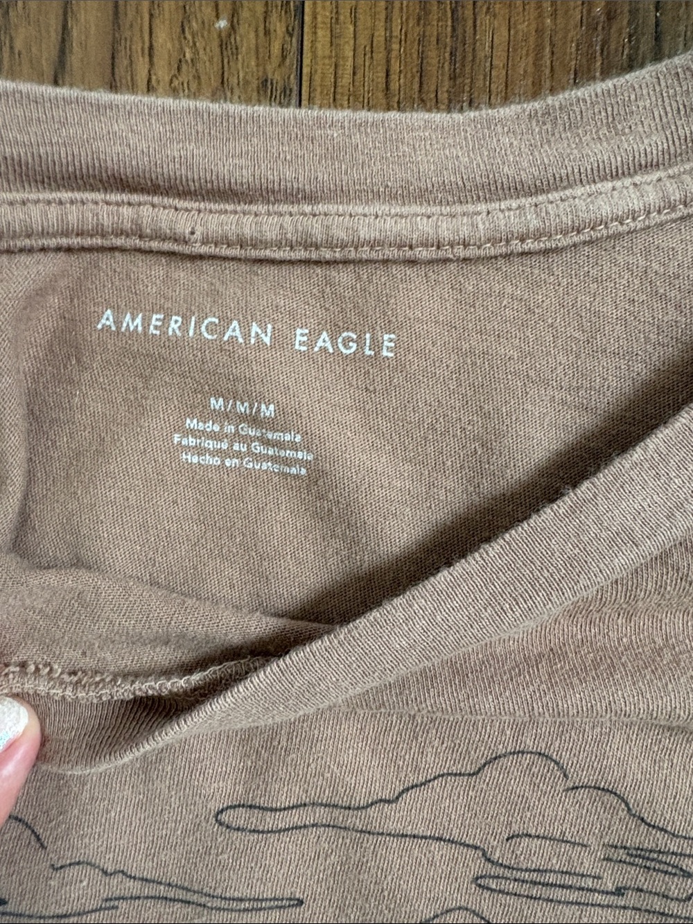 American Eagle Outfitters Brown Halloween Graphic Short-Sleeve Tee - Picture 2 of 6